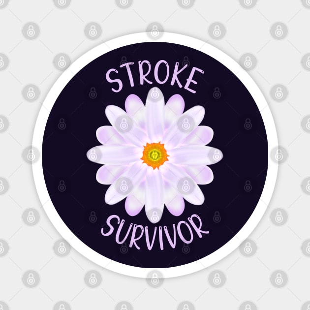 Stroke Survivor Magnet by MoMido